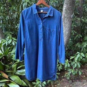 Old Navy Classic Denim Shirtdress
